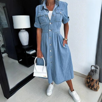 FREYA | CHIC DENIM DRESS