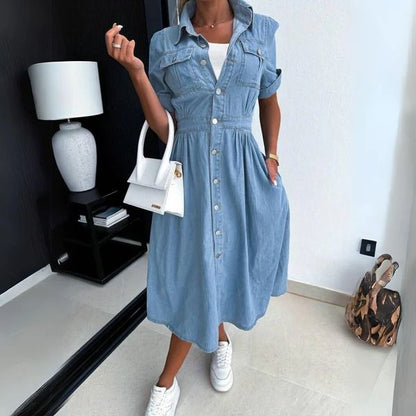 FREYA | CHIC DENIM DRESS